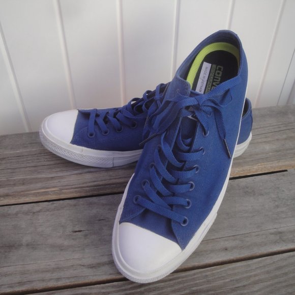 Converse Shoes Royal Blue Chuck Taylor Lunarlon Mens 11.5 - Picture 3 of 8